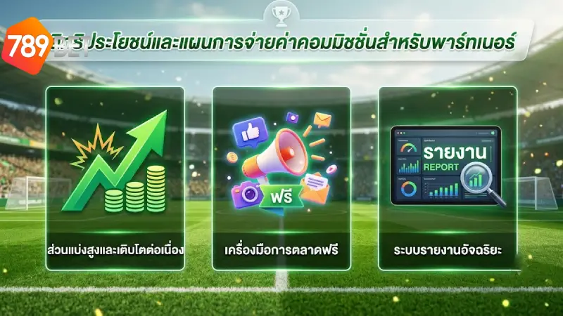 สิทธิประโยชน์และแผนการจ่ายค่าคอมมิชชั่นสำหรับพันธมิตร